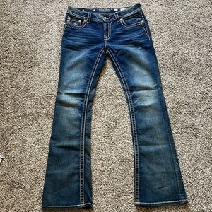 Miss Me Jeans with back pocket buttons